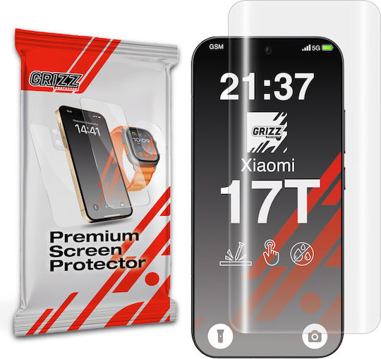 Grizzglass Hydrofilm Protective Film Compatible Xiaomi 17t Transparent
