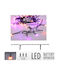 50 Лилави LED Лампички 5.3м На Батерия Лента