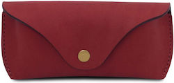 Leather Eyeglass Case Tl142571 Red