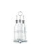 Kitchen Craft Öl- und Essigspender-Set Glas mit Fluss 270ml