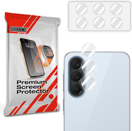 Set 2 Grizzglass Hybridglass Camera Lens Protectors Compatible Samsung Galaxy A57 Transparent