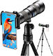 Apexel Teleobiectiv 20–60x Zoom Pentru Smartphone Zoom Reglabil Profesional Fotografie La Distanță Mare Compatibil Samsung Apple Huawei Livrare În 7-8 Zile