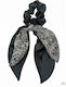 Black Hair Scrunchies