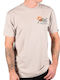 Herrenblusen Kurzarm T-Shirt Beige