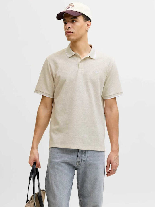 Jack & Jones Polo Μπλούζα Κοντομάνικη Antique W...