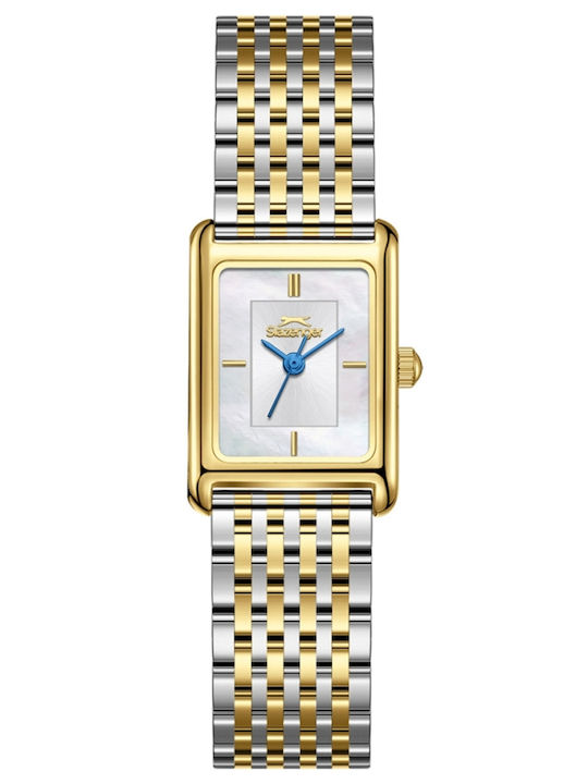 Slazenger Womens Watch Battery with Gold Metal Bracelet