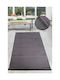 SteweHome Non-Slip Rectangular Gray Rug 100x300cm