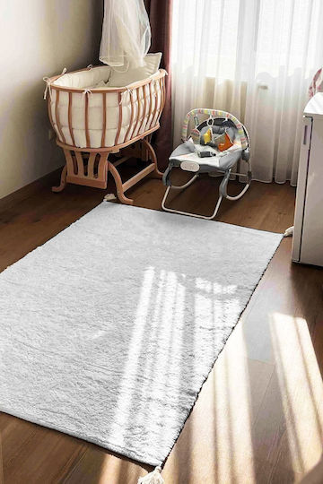 SteweHome Kids Cotton Blue Rug 80x150cm