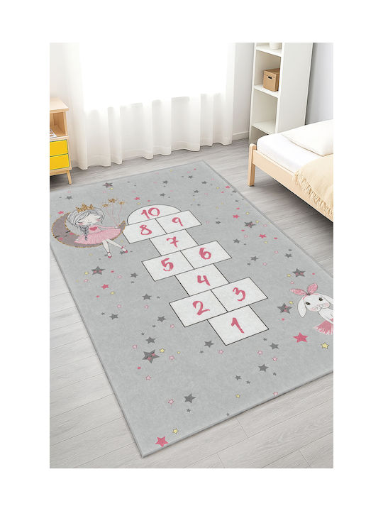 SteweHome Детски Килим Сив 160x230см Дебелина 60мм
