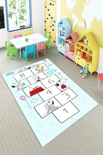 SteweHome Παιδικό Χαλί Γαλάζιο 120x180cm Πάχους 60mm