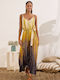 Summer Maxi Dress Gold