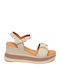 Sommer Damenplattformen Beige