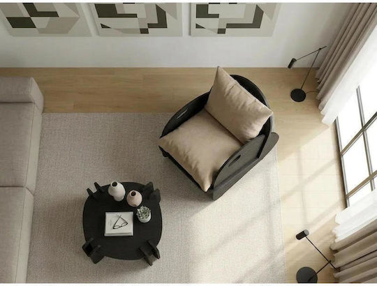 Armchair 65x55x55cm Ecru