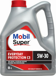 Mobil Super Everyday Protection Λάδι 5W-30 4lt
