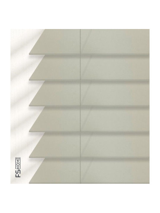 FS Wooden Blinds In Gray Colour W100xH100cm