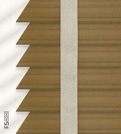 FS Wooden Brown Blind 100x100 cm AN-72
