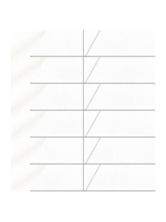 FS Wooden Shading Blind In White Colour W100xH100cm