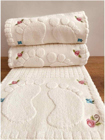 SteweHome Set Covoare De Baie Din Bumbac STE-024697-V51011 Bej 50x70cm 3 Bucăți