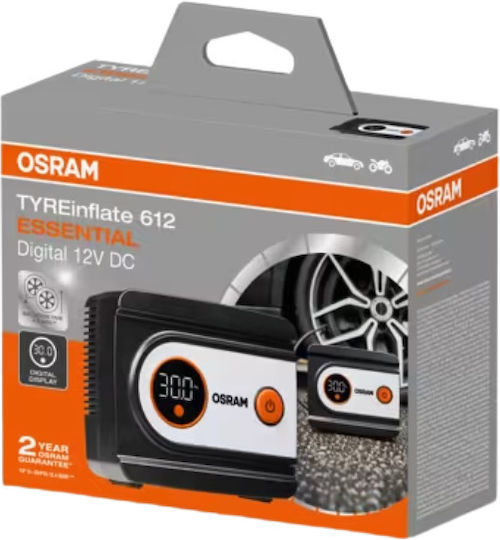 Osram Car Tire Pump TYREinflate 612 Essential 100PSI with Cable 12V