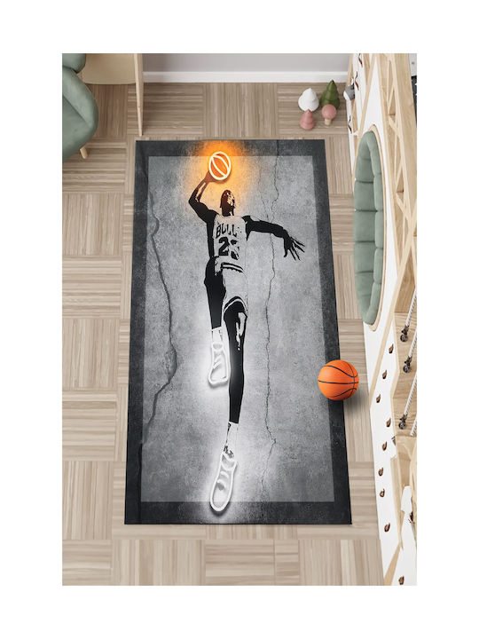 SteweHome Παιδικό Χαλί Μπάσκετ 60x100cm Πάχους 60mm