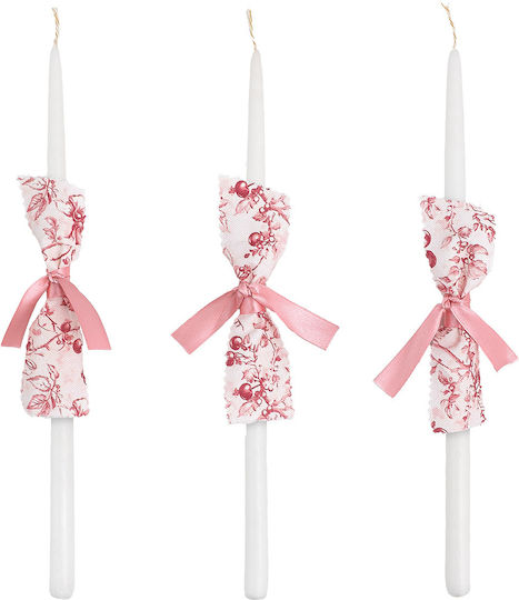 Beauty Home Baptismal Font Candles Bows