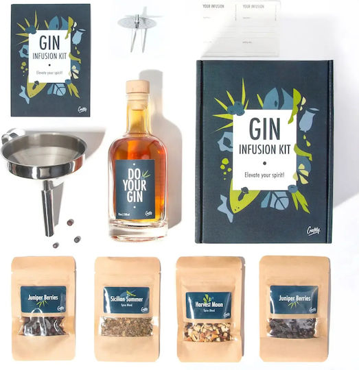 Craftly – Gin Infusion Kit – Create Your Own Unique Gin Eu-de-mn-dyg-mfn Cocktail/Drinking / Water Glass Orange 700ml Craftly – Gin Infusion Kit – Create Your Own Unique Gin Eu-de-mn-dyg-mfn Cocktail/Drinking / Water Glass Orange 700ml