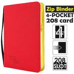 TCGLab Binder 4-Pocket Red
