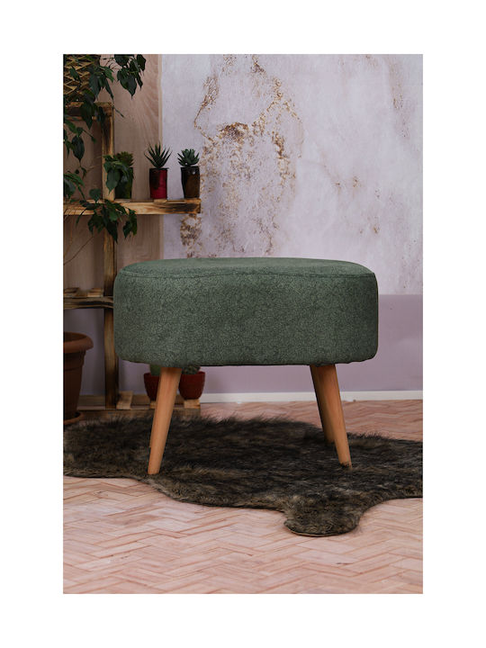Living Room Wooden Oval Stool