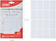 Notebook Labels 5 Pieces