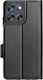 Dbramante1928 Brieftasche Hülle Motorola G56 Oslo Pro Series Stand Funktion Schwarz