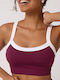 Women's Burgundy Sports Bra