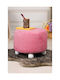 Kitchen Wooden Pink Stools
