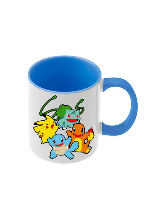 Κούπα Pokemon Γαλάζια Λαβή Εσωτερικό