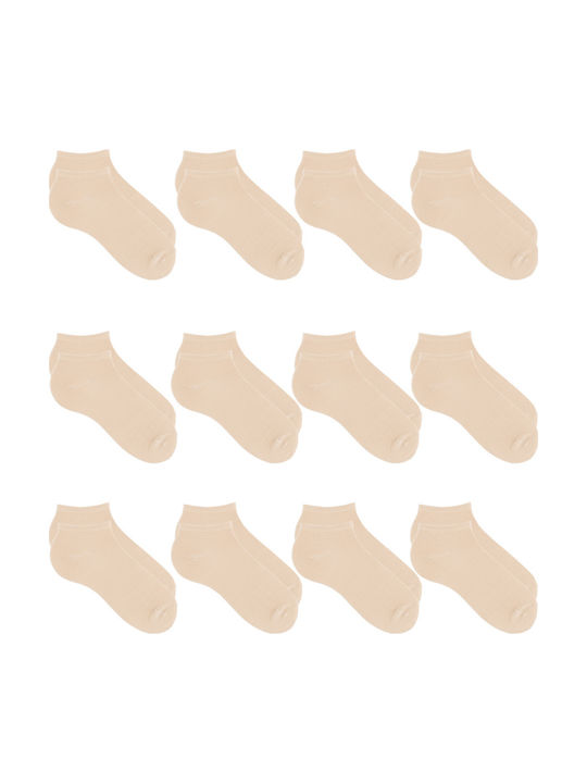 Bonito Women’s Beige Socks 12Pack