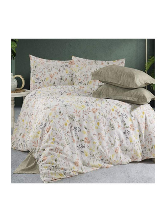MayHome Σετ Πάπλωμα King Size 260x240εκ. Floral