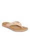 Damen Zehentrenner in Beige Farbe