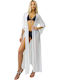 Damenbademode Kaftan Weiß