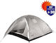 Panda Trend I Summer Camping Tent Igloo Silver with Double Cloth for 3 People 210x218x130cm