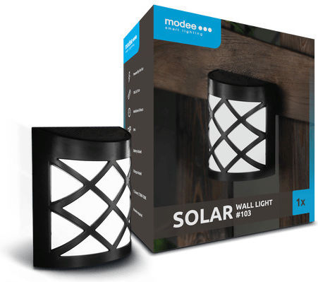 Modee Lighting Solar Road Light Cold White 7000K with Photocell IP44 20.1x10x25.5cm