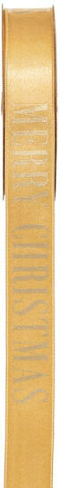 Iliadis Christmas Ribbon Merry Gold 1000cm