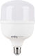 High Power Λάμπα LED 15W για Ντουί E27 Φυσικό Λευκό 1820lm