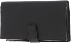 Piquadro Suport Telefon Portofel Din Piele 42023100 Negru Bărbați Piquadro Suport Telefon Portofel Din Piele 42023100 Negru Bărbați