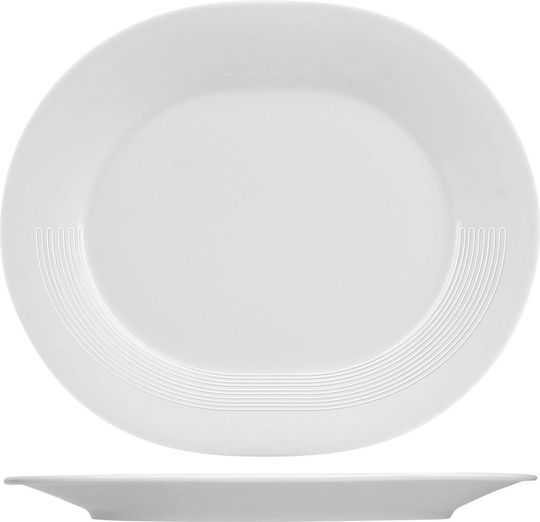 Ionia Ionia Servierplatten Oval aus Porzellan 12 Stück