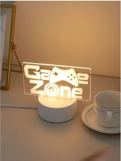 Markadoro Decorative LED Table Lamp 3D Illusion 3x3cm