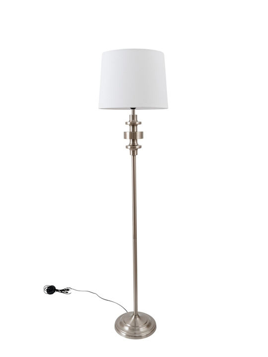 Stehlampe Y138xH26cm Silber