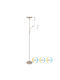 Viokef LED Floor Lamp H178xL250cm With Warm White Light 1900lm Beige