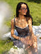 Sommer Mini Damenkleid Blau