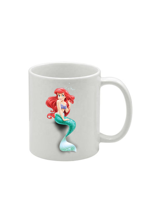 Weiße Tasse Ariel