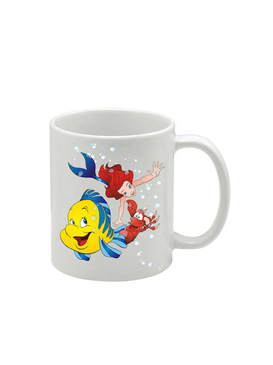 Weiße Tasse Ariel