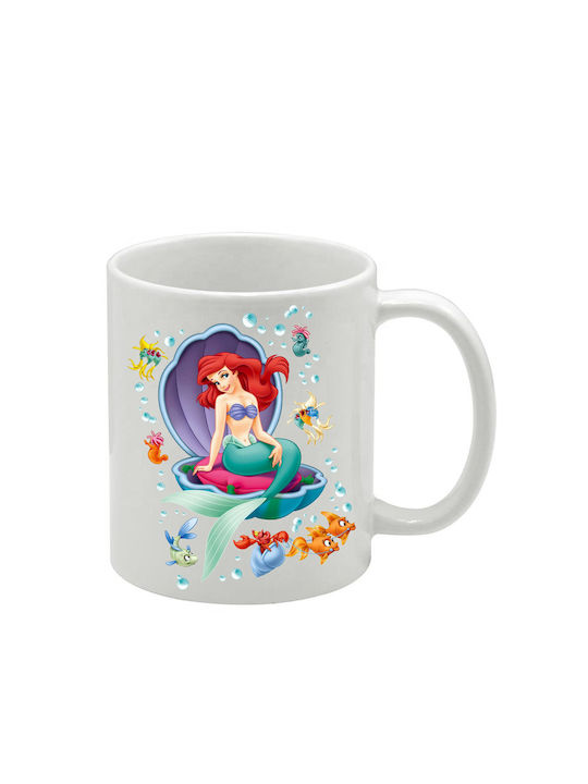 Weiße Tasse Ariel